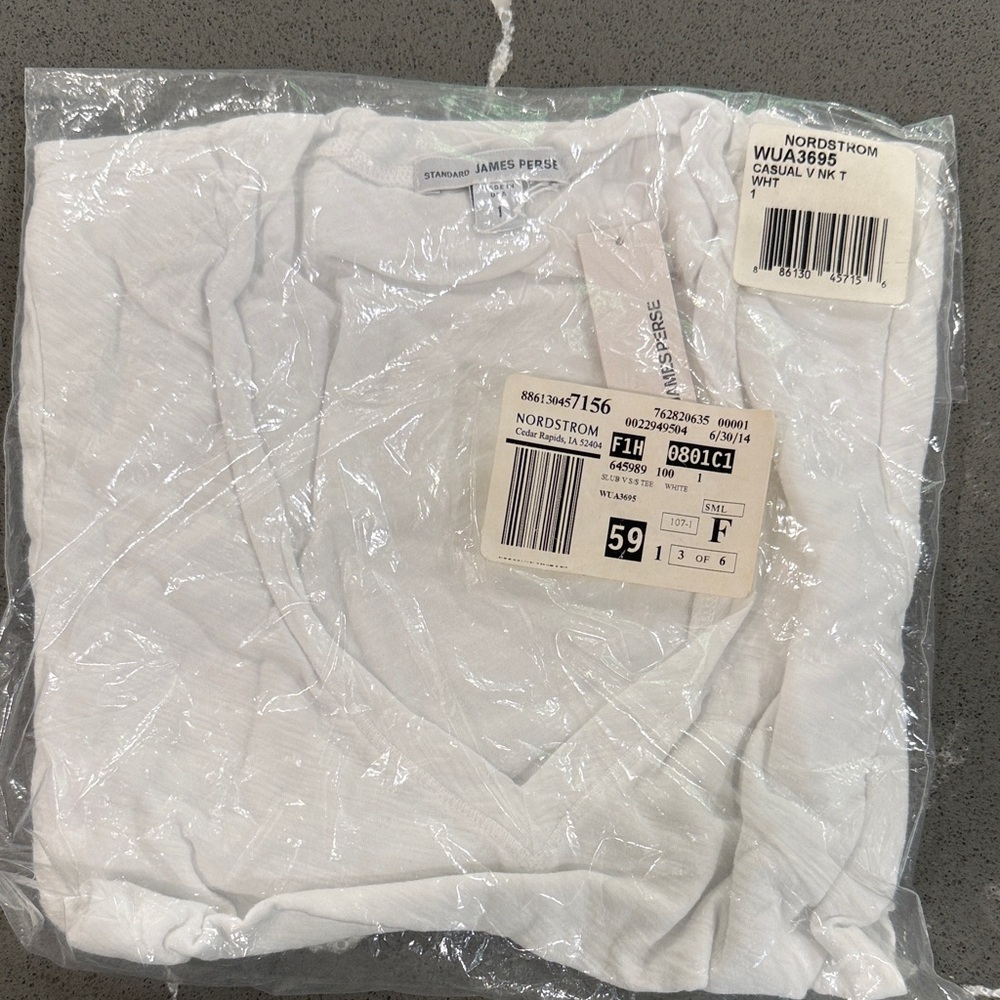 James Perse Classic White Tee